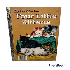 Four Little Kittens a Little Golden Book 1957